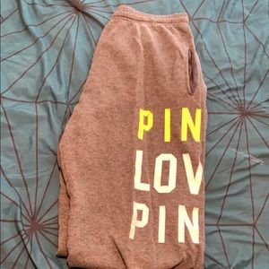 Pink VS boyfriend sweats